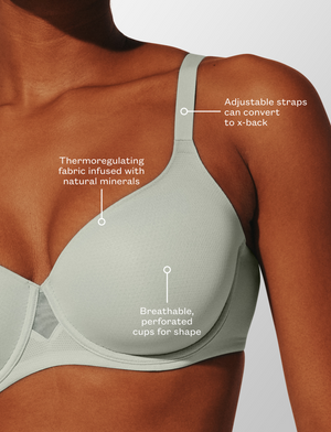 Thermoregulating TempSync™  T-Shirt Bra