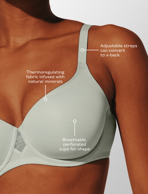 Thermoregulating TempSync™  T-Shirt Bra