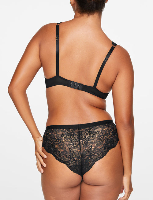Lace Contour Plunge Bra, Black - Thirdlove - Nylon/Spandex,model2
