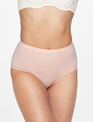Organic Cloud Cotton Brief - Ballet - Organic cotton/spandex - ThirdLove,modelUU