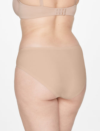 ComfortStretch Bikini - Taupe - Nylon/spandex - ThirdLove,modelX