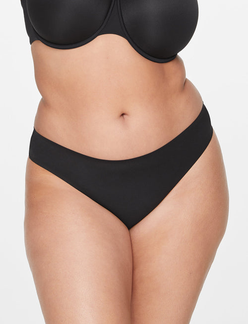ComfortStretch Thong - Black - Nylon/spandex - ThirdLove,model5