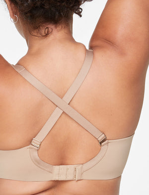 24/7® Unlined Minimizer Bra, Taupe - Thirdlove - Nylon/Spandex,modelVV