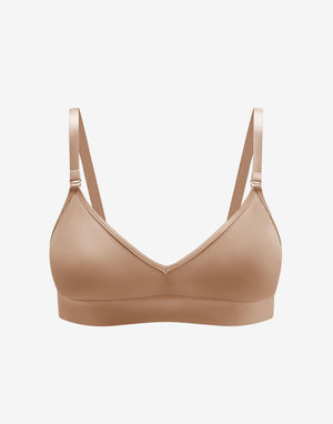 24/7® Classic Wireless Bralette, Taupe - Thirdlove - Nylon/Spandex