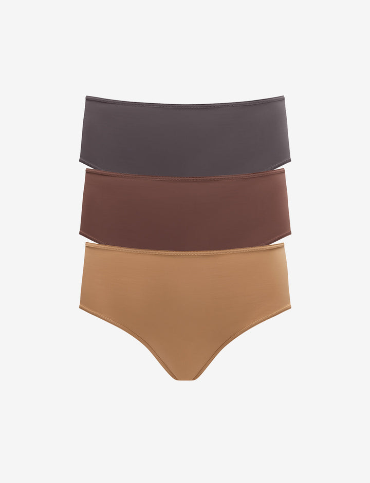 24/7® Classic High Waist Thong - 3 Pack