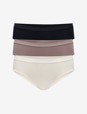 Organic Cloud Cotton Hipster 3 Pack Box