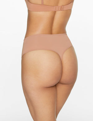 24/7® High Rise Thong - Mocha - Nylon/spandex - ThirdLove,model2