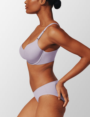 ComfortStretch Smoothing Front Close Bra, Dreamy Lilac - Thirdlove - Nylon/Spandex,modelAAA