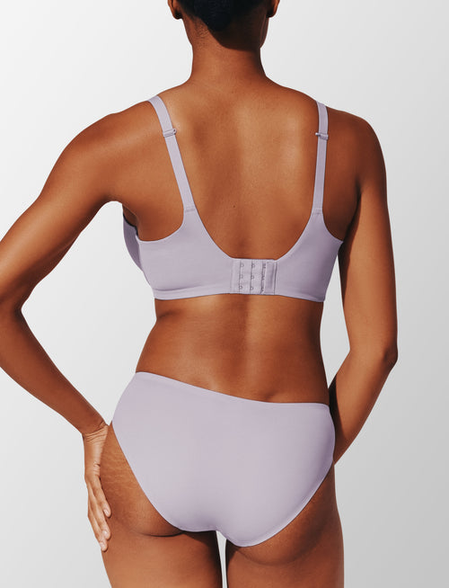 ComfortStretch Smoothing Front Close Bra, Dreamy Lilac - Thirdlove - Nylon/Spandex,modelAAA