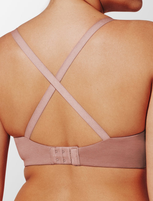 Organic Cloud Cotton T-Shirt Bra, Twilight - Thirdlove - Organic Cotton/Spandex,modelLLL