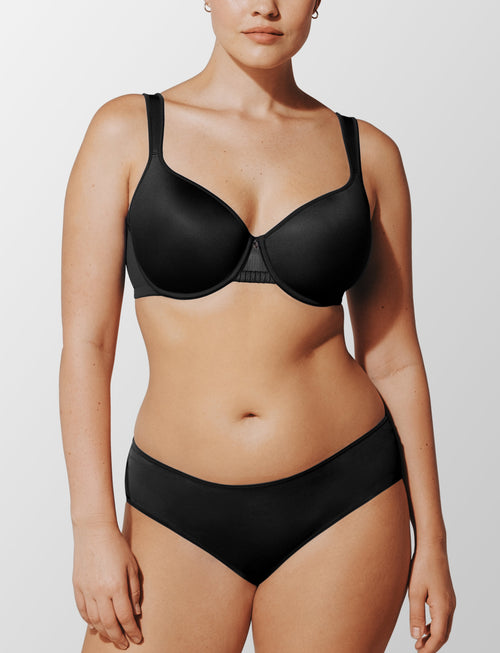 24/7® Perfect Coverage Bra, Black - Thirdlove - Nylon/Spandex,model2