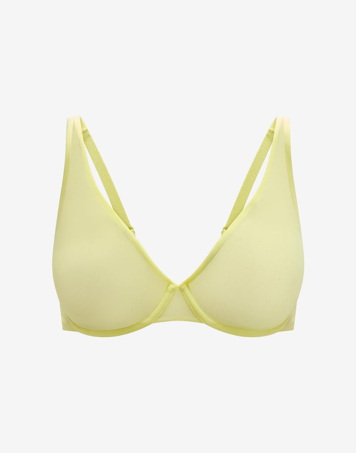 Bare Mesh Unlined Bra , Zest - Thirdlove - Mesh 