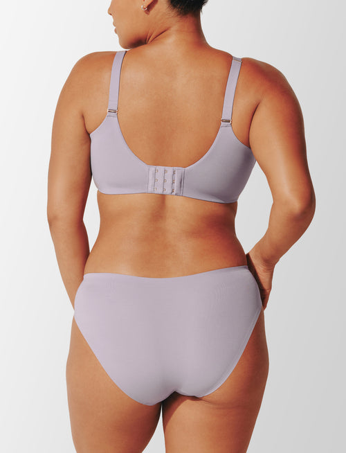 ComfortStretch Smoothing Full Coverage Bra, Dreamy Lilac - Thirdlove - Nylon/Spandex,model1