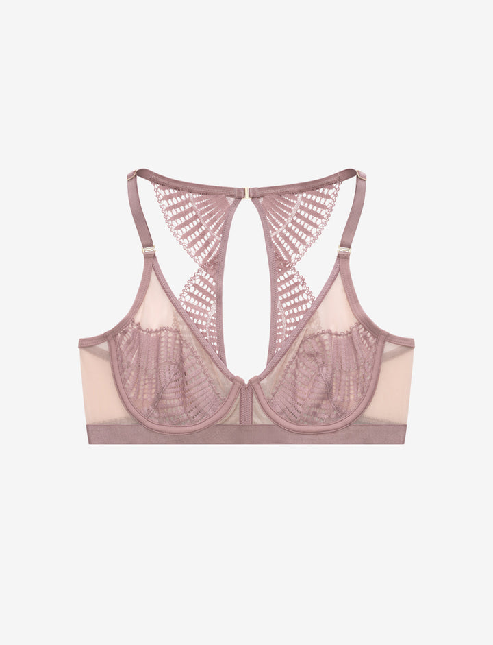 Fleur Lace Unlined Racerback Bra