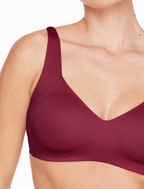 ComfortStretch Smoothing Wireless Bra, Ruby - Thirdlove - Nylon/Spandex,modelDDD