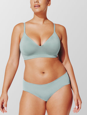 Form 360 Fit™ Wireless Bra, Mist - Thirdlove - Nylon/Spandex,modelH