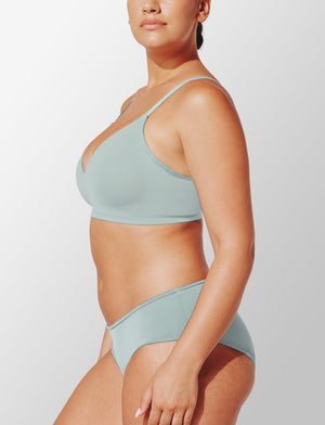 Form 360 Fit™ Wireless Bra, Mist - Thirdlove - Nylon/Spandex,modelH