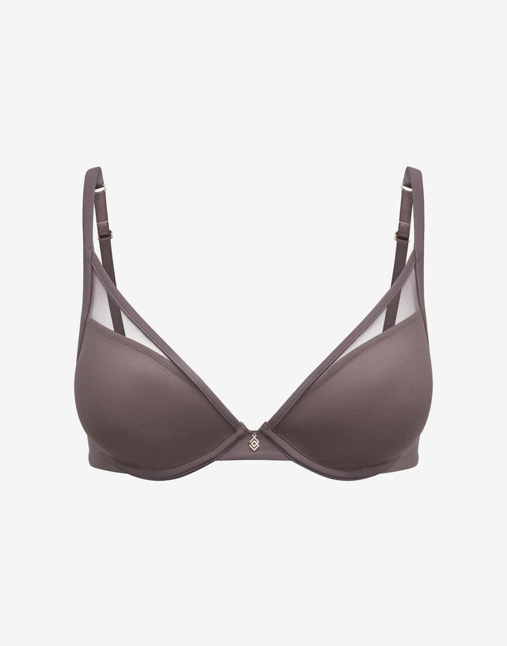 24/7® Classic Uplift Plunge Bra, Midnight Mauve - Thirdlove - Nylon/Spandex