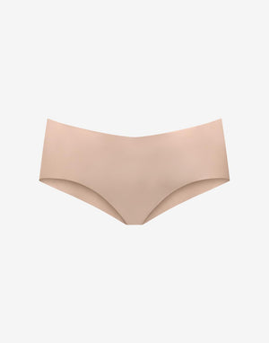 Zero Edge™ No-Show Hipster - Taupe - Nylon/spandex - ThirdLove