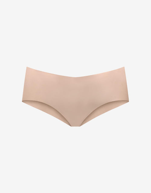 Zero Edge™ No-Show Hipster - Taupe - Nylon/spandex - ThirdLove