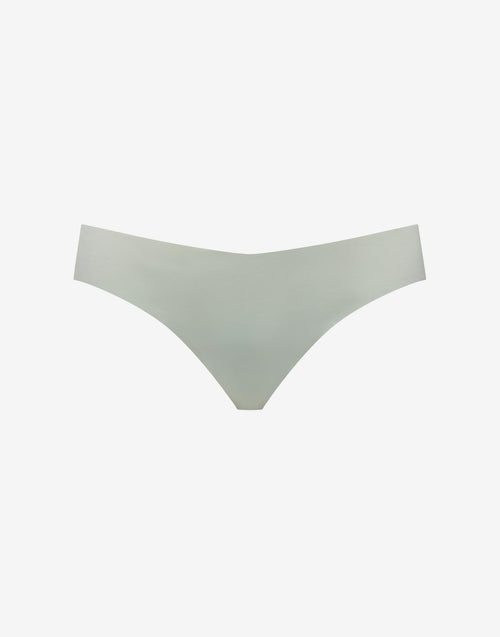 Zero Edge™ No-Show Thong - Mist - Nylon/spandex - ThirdLove