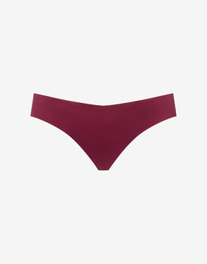 Zero Edge™ No-Show Thong - Ruby - Nylon/spandex - ThirdLove
