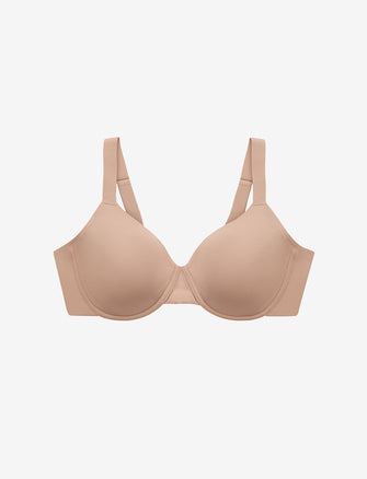 ComfortStretch Smoothing Full Coverage Bra, Taupe - Thirdlove - Nylon/Spandex