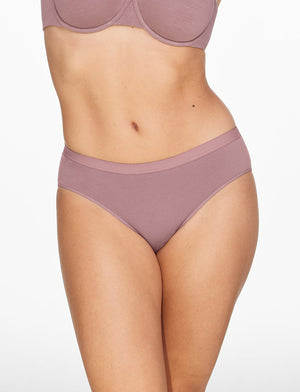 Organic Cloud Cotton Hipster - Twilight - Organic cotton/spandex - ThirdLove,model1