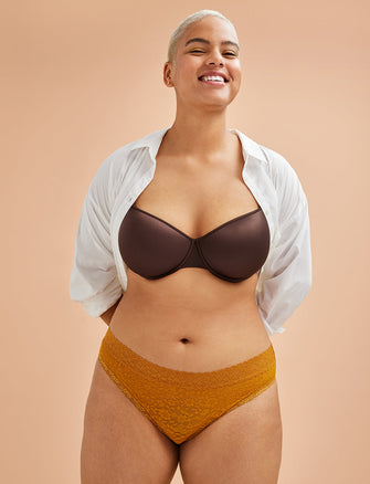 Everyday Lace Bikini - Amber - Nylon/Spandex -Thirdlove