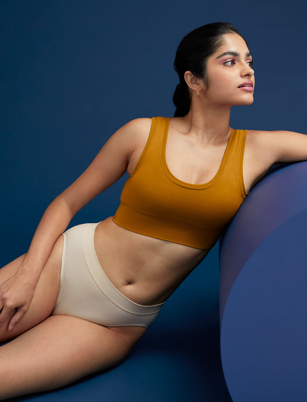 Form Seamless Scoop Bralette - Golden - Nylon/Spandex -Thirdlove