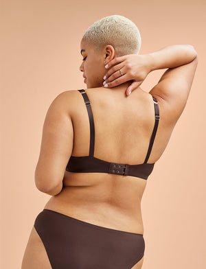 24/7® Classic T-Shirt Bra, Espresso - Thirdlove - Nylon/Spandex,modelTT