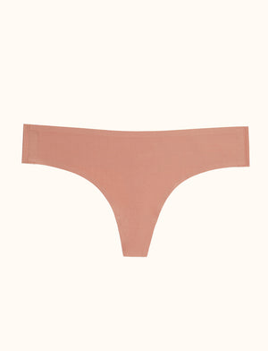 Comfort Stretch Thong - Mocha - Nylon/Spandex - ThirdLove