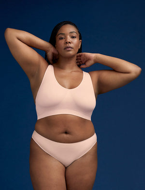 Form Seamless Full Coverage Wireless Bra - Fair Pink - Nylon/Spandex -Thirdlove