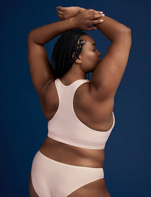 Form Seamless Full Coverage Wireless Bra - Fair Pink - Nylon/Spandex -Thirdlove
