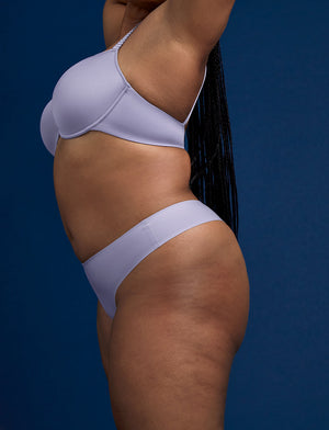 Comfort Stretch Thong - Earl Grey - Microfiber - ThirdLove,modelMM