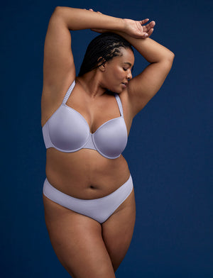 Comfort Stretch Thong - Earl Grey - Microfiber - ThirdLove,modelMM
