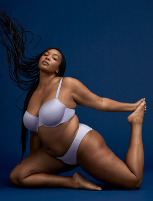 Comfort Stretch Bikini - Earl Grey - Microfiber - ThirdLove,modelMM