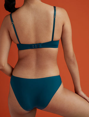 Comfort Stretch Bikini - Deep Teal - Microfiber - ThirdLove,modelNN