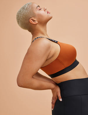 Kinetic Impact Sports Bra - ThirdLove - Polyester/Spandex - Ginger,modelTT