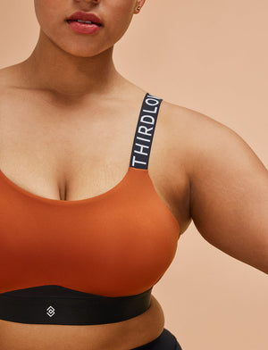 Kinetic Impact Sports Bra - ThirdLove - Polyester/Spandex - Ginger,modelTT