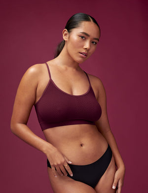 Form Seamless Chevron Rib Wireless Bra - ThirdLove - Nylon/Spandex