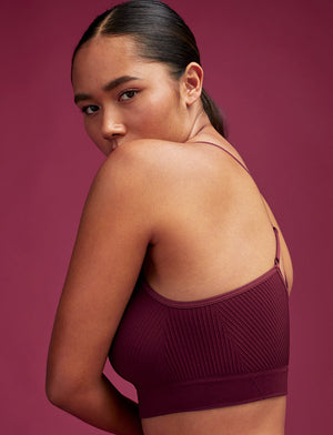 Form Seamless Chevron Rib Wireless Bra - ThirdLove - Nylon/Spandex