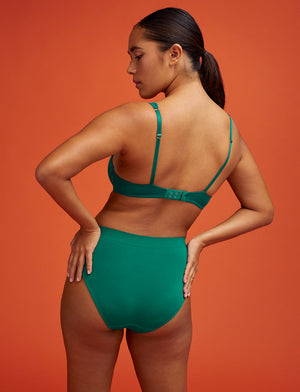Form Seamless High-Leg Bikini - Juniper - Nylon/Spandex - ThirdLove,modelCC