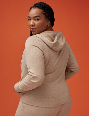 Cotton Cashmere Relaxed Fit Hoodie