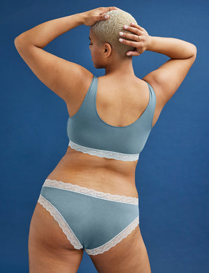 WonderKnit™ V-neck Bralette - ThirdLove - Cotton/Modal/Nylon/Spandex
