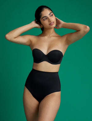 Sculpt Thong - Black - Nylon/Spandex - ThirdLove,modelNN