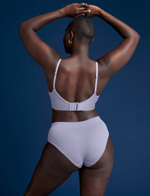 Form Seamless Hipster - Earl Grey and Gold Stripe - Nylon/Spandex - ThirdLove,modelAA