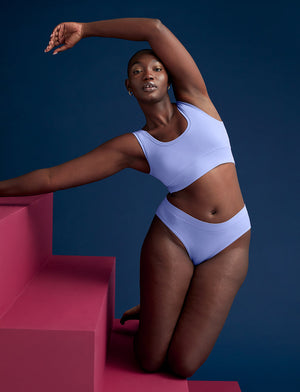 Form Seamless Scoop Bralette - Iris - Nylon/Spandex -Thirdlove