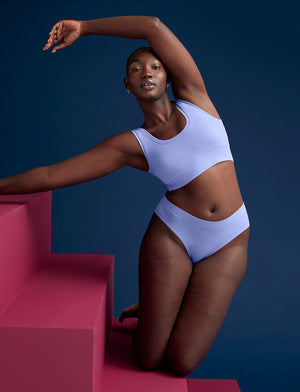 Form Seamless Hipster - Iris - Nylon/Spandex - ThirdLove,modelAA