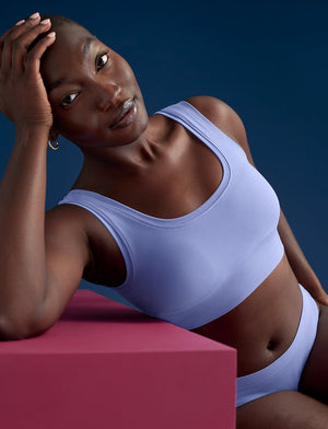 Form Seamless Scoop Bralette - Iris - Nylon/Spandex -Thirdlove